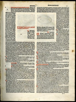Infortiatum (with the Glossa ordinaria of Accursius and Summaria of Hieronymus Clarius)