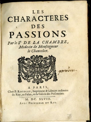 Les Characteres des Passions