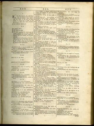 A Dictionary, Spanish and English, and English and Spanish: Containing the Signification of Words and their Different Used...