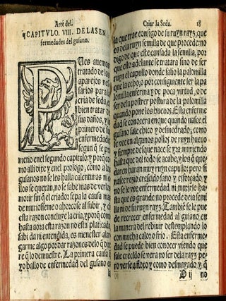 Libro intitulado Arte de Criar la Seda