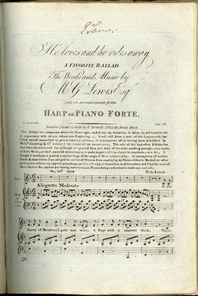 Bound Collection of Late 18th and Early 19th Century Engraved Musical Scores