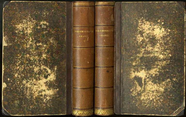 Item #045737 Corpus Paroemiographorum Graecorum: Paroemiographi Graeci. E. L. Leutsch, F. G. Schneidewin.