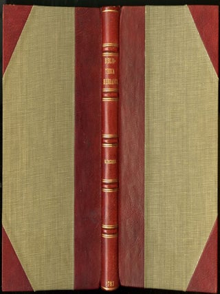 Item #045738 Nova Bibliotheca Hebraica Secundum Ordinem Bibliothecae Hebraicae. Hermann Friedrich...