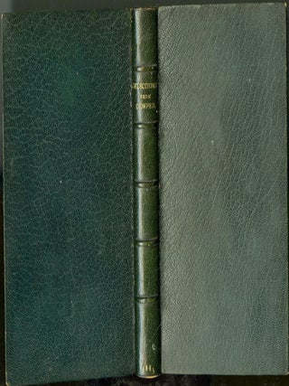 Item #045818 Selections from Cowper's Poems. William Cowper, Oliphant Mrs, intro