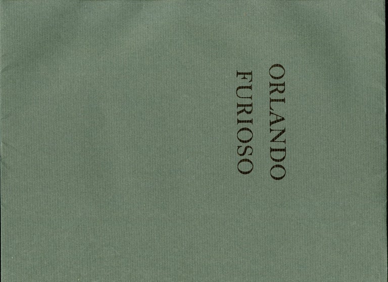 Item #045947 Orlando Furioso. Ariosto Ludovico, R. Bacchelli, intro.