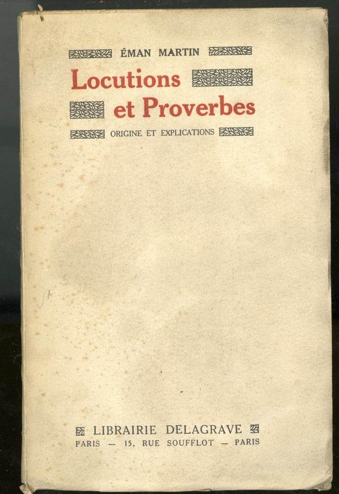 Item #046023 Deux Cents Locutions et Proverbes. Martin Eman.