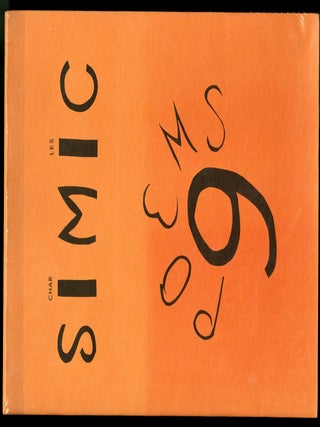 Item #046038 Nine (9) Poems: A Childhood Story. Simic Charles