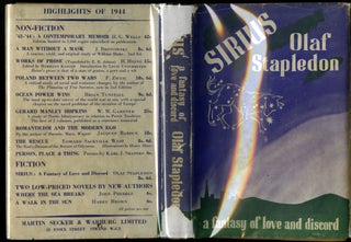 Sirius: A Fantasy of Love and Discord. Stapledon Olaf.