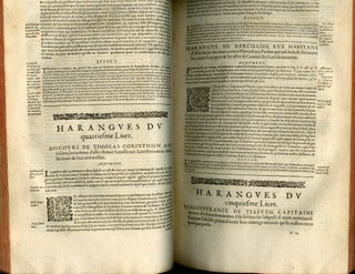 Harangues militaires, et concions de princes, capitaines, ambassadeurs, et autres, manians tant la guerre que les affaires d'estat