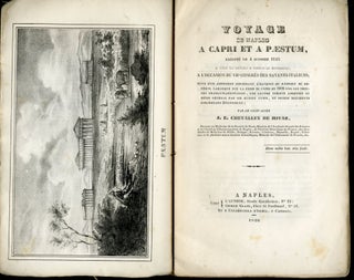Voyage de Naples a Capri et a Paestum Exécuté le 4 Octobre 1843