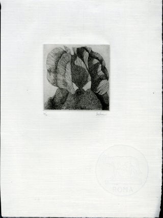 Item #046249 Signed and Numbered Etching on Thick Laid Roma Paper. Baskin Leonard