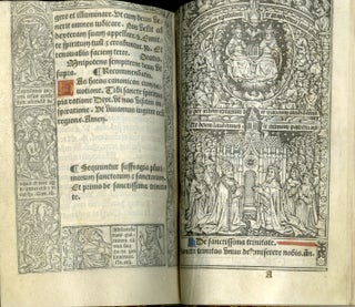 Printed Book of Hours, Usage of Rome, dated October 22, 1500 (Heures à l'usage de Rome)