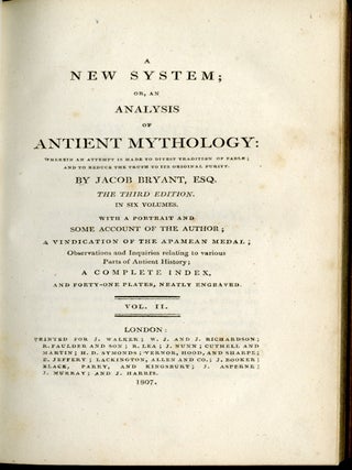 A New System; or an Analysis of Antient Mythology Vol II