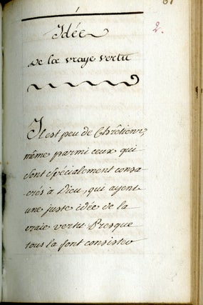 18th C. Manuscript Prayers, Litanies, Meditations, Inspirations etc.: French, 8 Volumes