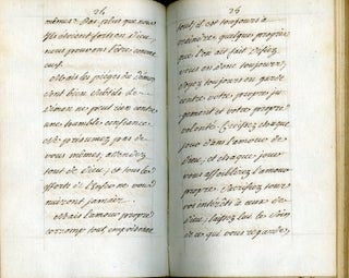 18th C. Manuscript Prayers, Litanies, Meditations, Inspirations etc.: French, 8 Volumes