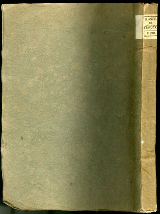 Item #046453 Recueil de planches, pour la nouvelle édition du Dictionnaire raisonné des...