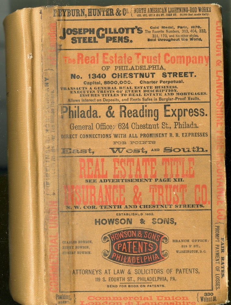 Item #046462 Gopsill's Philadelphia City Directory for 1887.