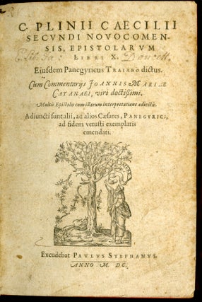 Epistolarum libri X ; eiusdem Panegyricus Traiano dictus