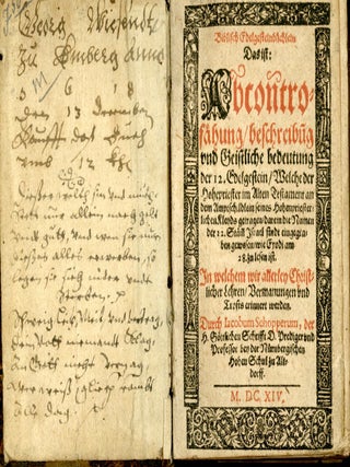 Biblisch Edelgesteinbüchlein. Das ist: Abcontrofähung
