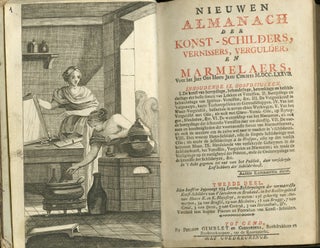 Nieuwen almanach der konst-schilders, vernissers, vergulders en marmelaers
