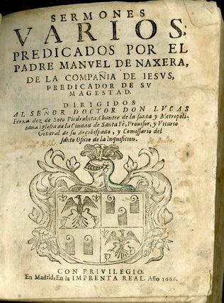 Sermones Varios Predicados por el Padre Manuel de Naxera