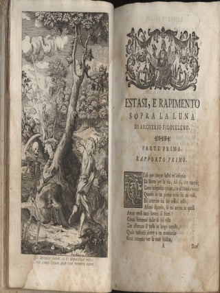 Estasi e Rapimento Sopra la Luna di Archerio Filoseleno. Poema diviso in tre parti.