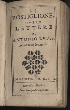 Il Postiglione Overo Lettere di Antonio Lupis