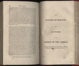 The Crimes of the Clergy, or the Pillars of Priest-Craft Shaken: with an appendix entitled The Scourge of Ireland