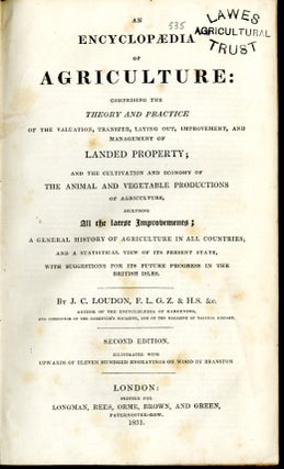 An Encyclopaedia of Agriculture