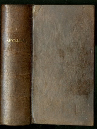 Item #046867 Apocalypsis Apocalypseos. Brightman Thomas