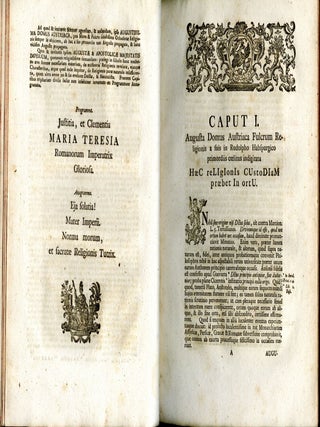 Fulcimen Religionis a Deo Orbi Revelatae Augistissima et Invictissima in Iteratic Saeclis Domis Austriaca...