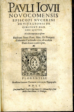 De Vita Leonis Decimi Pont. Max. Libri Quatuor.