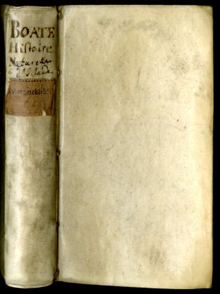 Item #046908 Histoire Naturelle D'Irlande. Boate Gerard