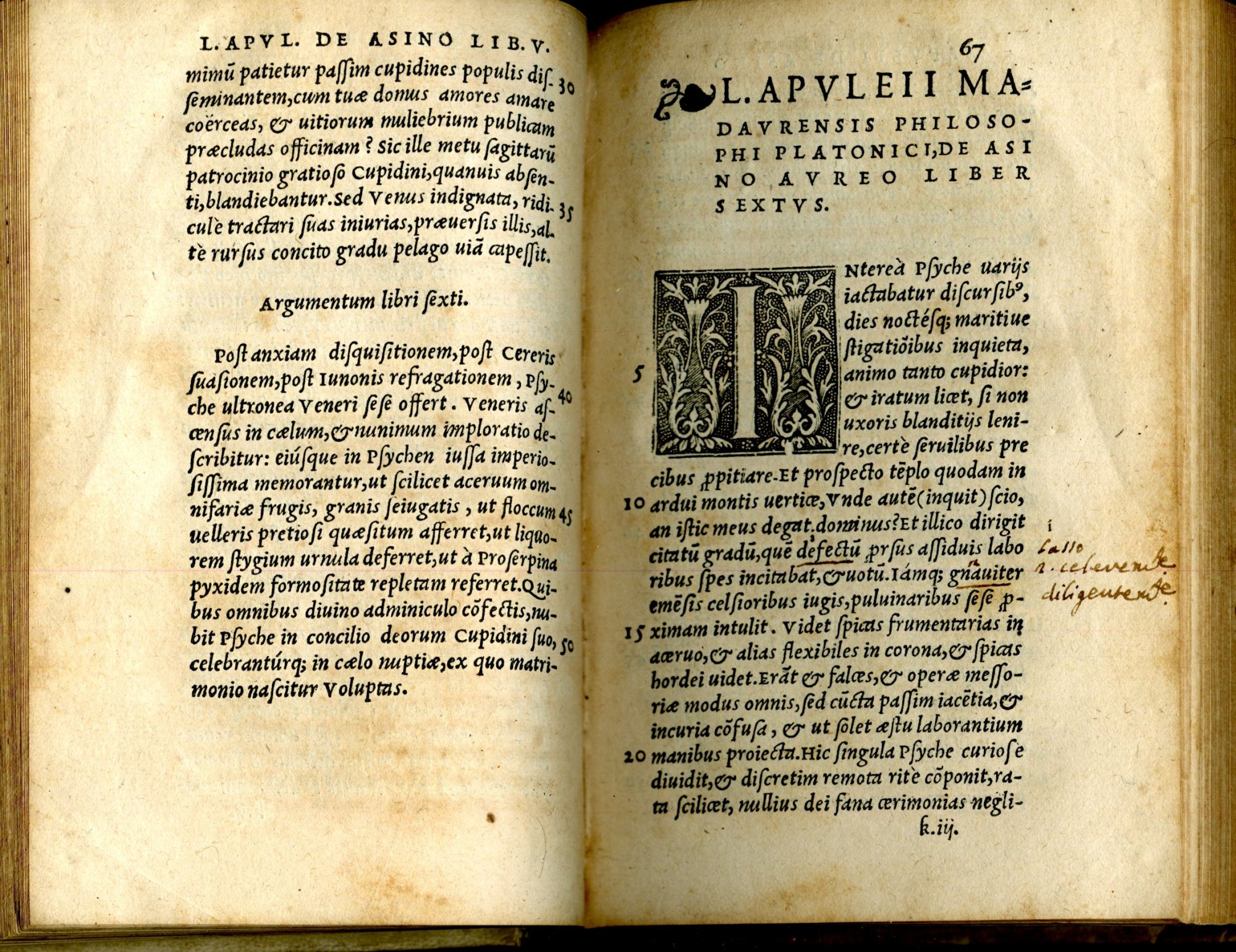 Metamorphoseos, sive de asino aureo libri undecim | Lucius Apuleius ...