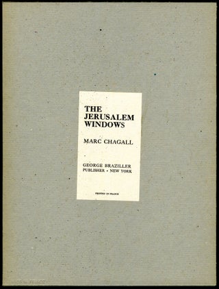 Item #046938 The Jerusalem Windows. Chagall Marc