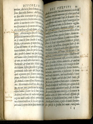 Discorso Generale Intorno alla generatione, al nascimento de gli huomini, al breue corso della uita humana, & al tempo.