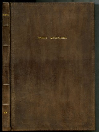 Item #047157 Sphinx Mystagoga, Sive Diatribe Hieroglyphica, Qua Mumiae, ex Memphiticis Pyramidum...