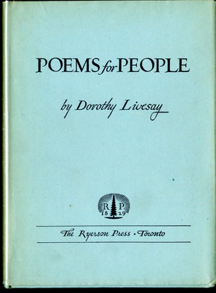 Item #047190 Poems for People. Livesay Dorothy