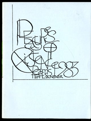 Item #047193 Pleasures of Existence. Lander Tim