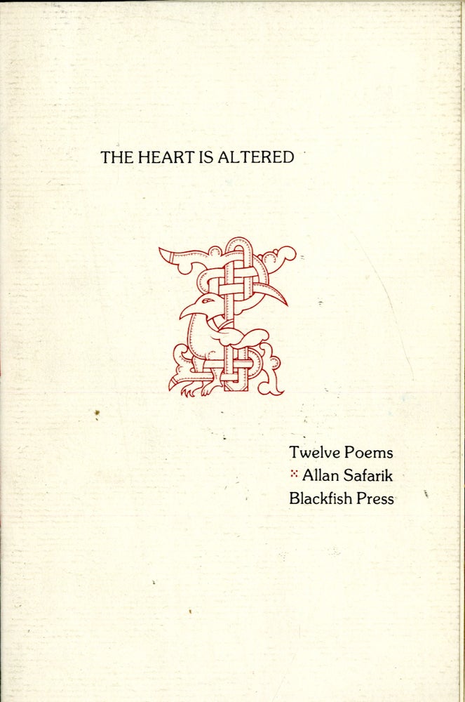 Item #047243 The Heart is Altered. Safarik Allan.