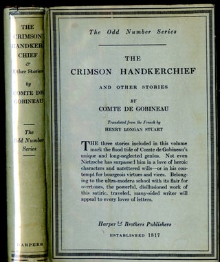 Item #047264 The Crimson Handerchief and Other Stories. Gobineau Comte de