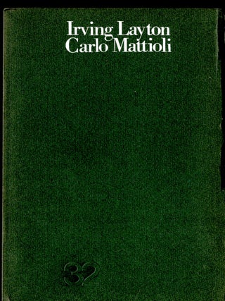 Item #047277 Irving Layton / Carlo Mattioli : Quattordici Poesie e Sette Disegni / The Tamed...