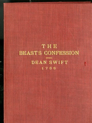 The Beasts Confession to the Priest on Observing how most Men mistake their own Talents