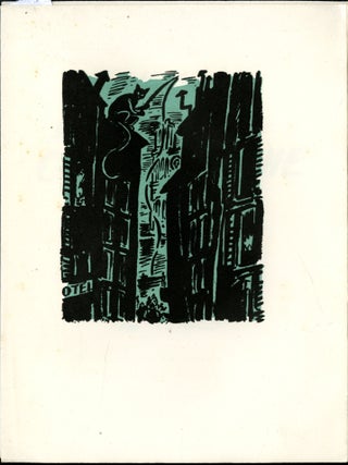 La Rue du Chat-qui-pêche. Illustrations et presentation de Frans Masereel.