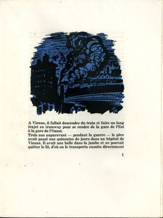 La Rue du Chat-qui-pêche. Illustrations et presentation de Frans Masereel.