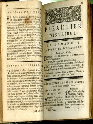 L'Office de L'Eglise, Noté Pour les Festes, et Dimanches; A L'Usage des Laies...VII Partie Octobre et Novembre