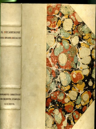 Item #047470 Il Decamerone di M. Giovanni Boccacio Nuovamente Corretto et Con Diligentia...
