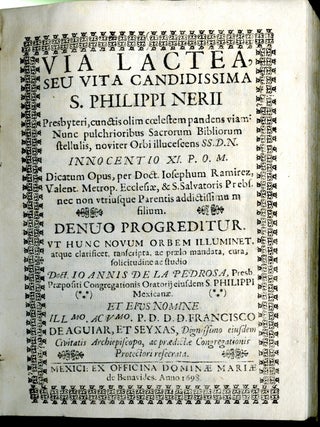 Via lactea, seu vita candidissima S. Philippi Nerii