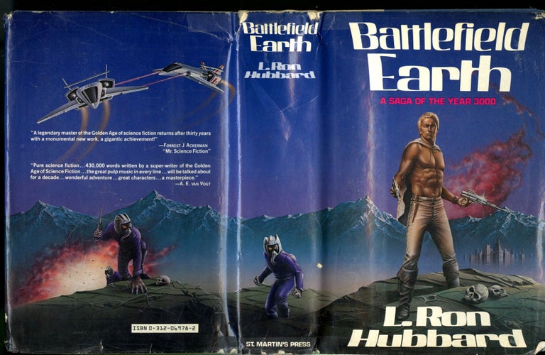Item #047612 Battlefield Earth: A Sage of the Year 3000. L. Ron Hubbard.