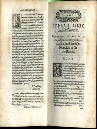 Il Decameron. Ricorretto in Roma, et Emendata Secondo L'ordine del Sacro Conc. de Trento